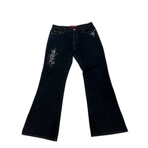 New Cosmopolitan Jeanswear embroidered  flare jeans sz 10
